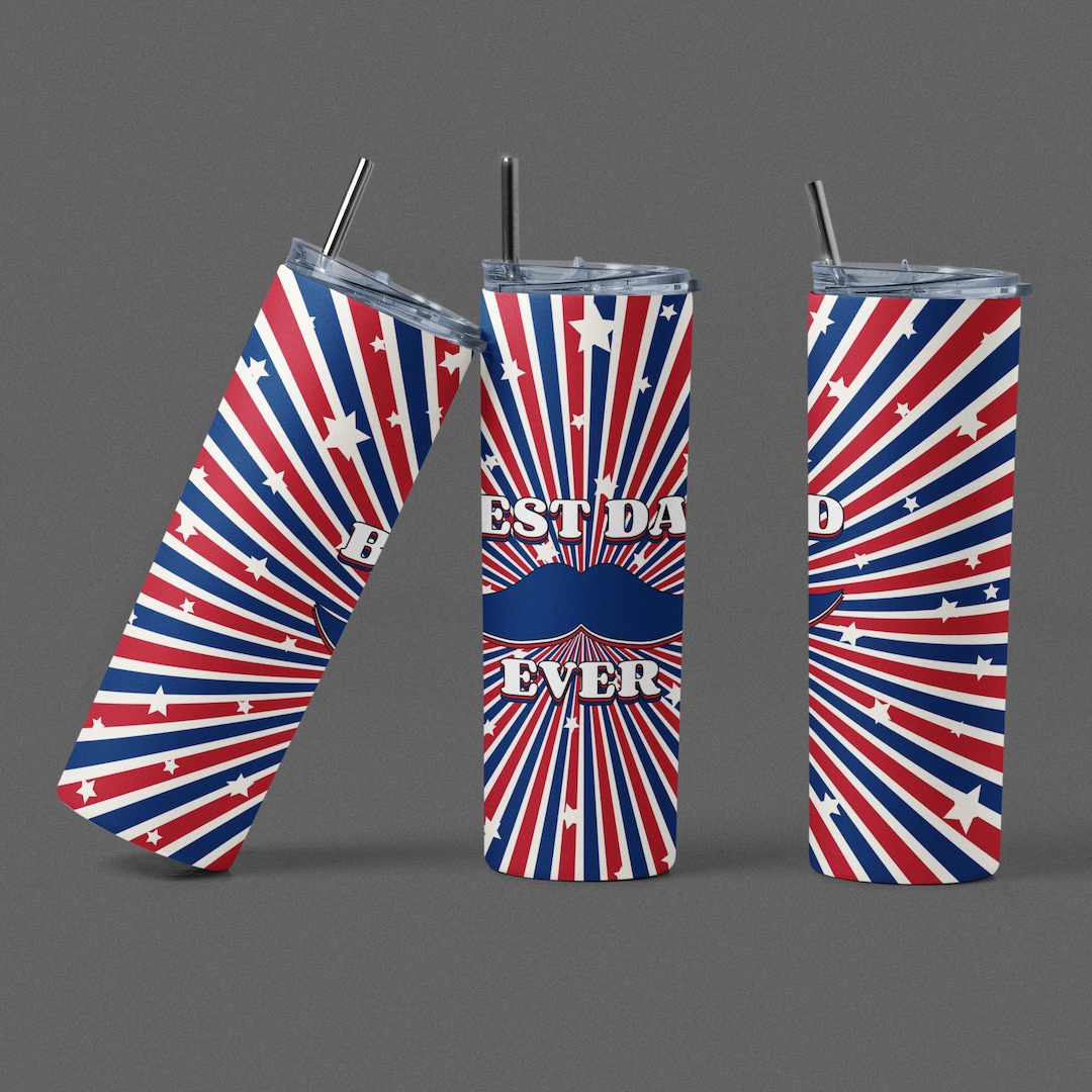 Best Dad Ever Pet Photo Version 2 - Personalized Custom Tumbler main image 1