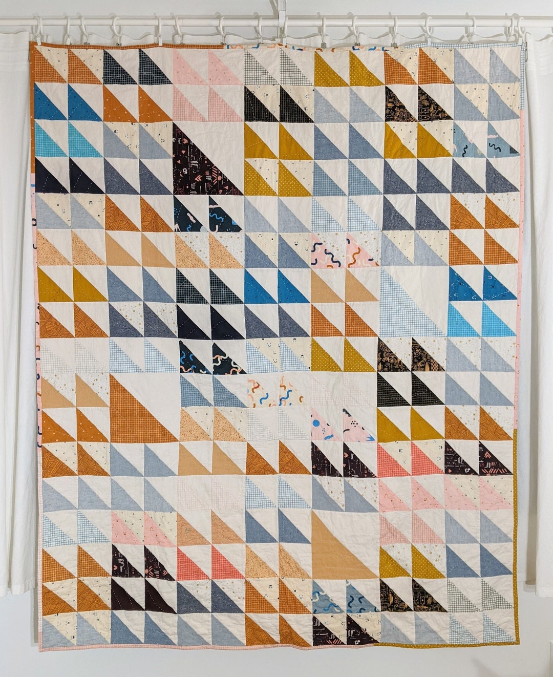 Scrappy Triangles - Etsy