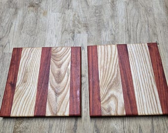 Custom Pauduk and Ash Trivets