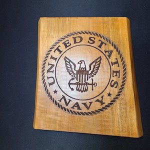  U.S. Navy Logo Sign Round 12 : Home & Kitchen