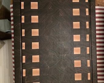 Big Tex Endgrain walnut/maple cutting board