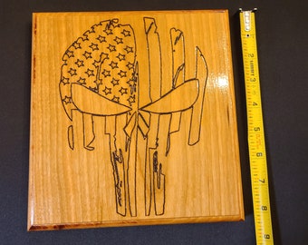 American Punisher Plaque Style 2