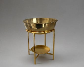 Stainless Steel Wax Melt Warmer with Quadruple Stand