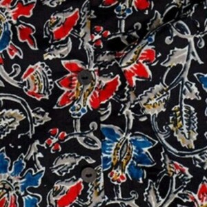 Aline Printed Cotton Kalamkari Kurti With Pockets - Etsy