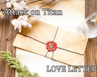 AOT Anime Character Love Letter