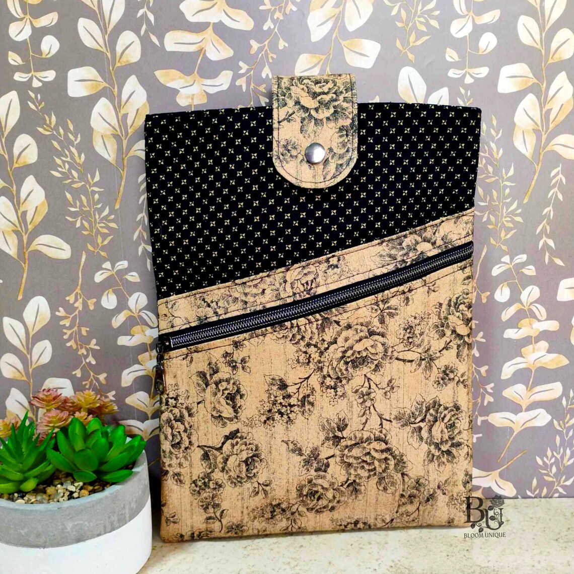 Book Tablet Sleeve Bag Carrier | Book Sleeve With Slip Pocket and ...