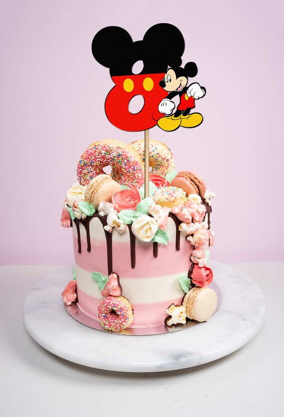 Birthday Mickey Mouse Svg, Cupcake Toppers, Cupcake Pick