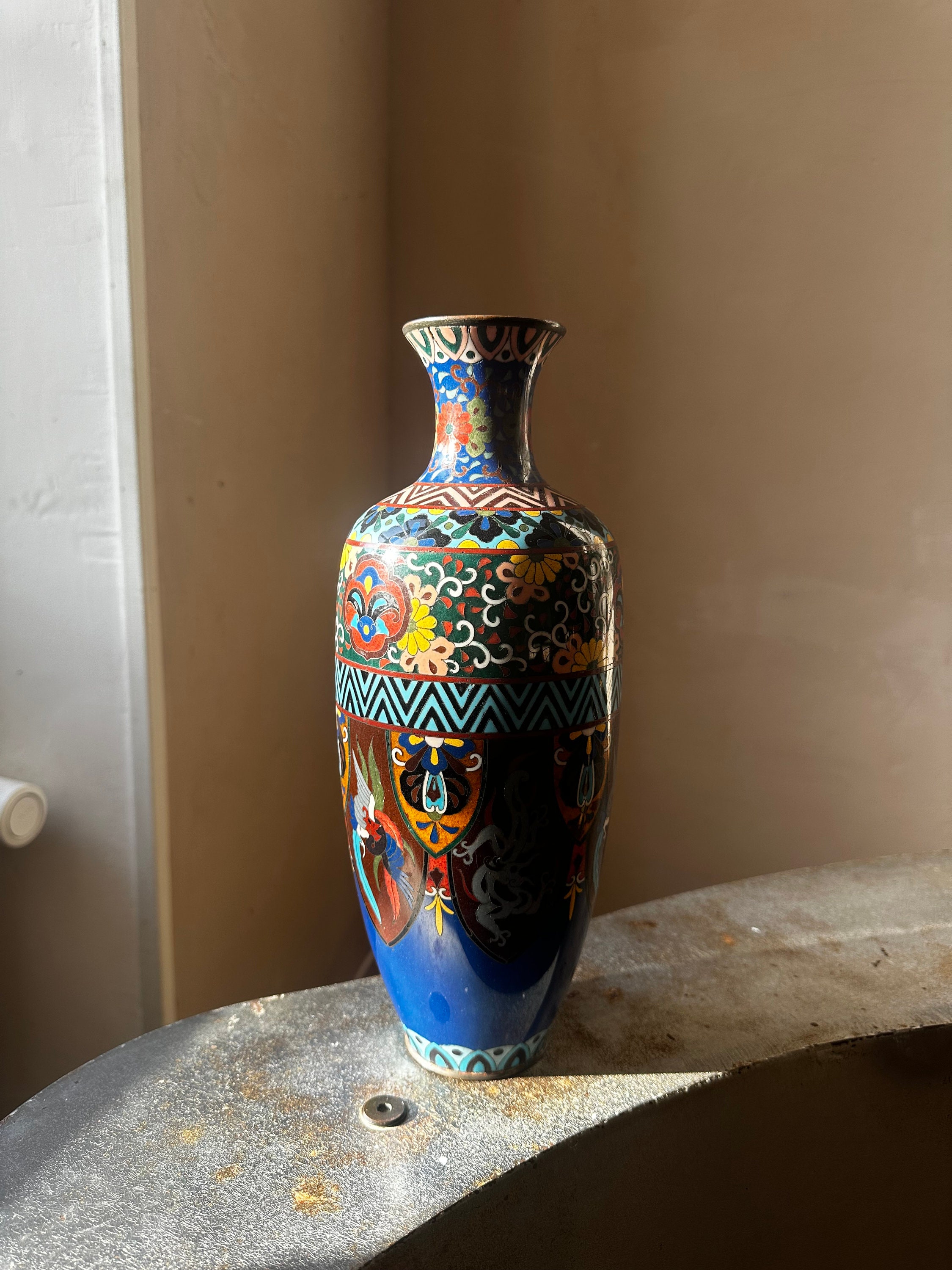 【まとめ売り】美品花瓶10点　Traditional Japanese vase Old Japanese Vase Meiji Period Cloisonné Floral and Geometric