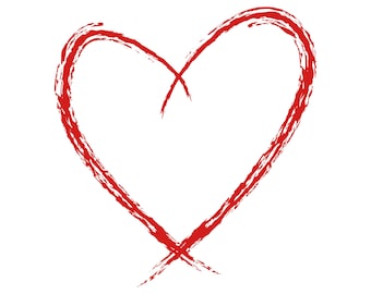 red heart svg, png, jpeg, digital download files