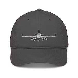 Airplane landing Baseball Cap, Plane Design, Aviation hat, Pilot gift, Sky bound Organic Cap, Aircraft Cap