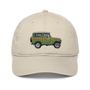 Old school 4x4 Truck Baseball Cap, Land Cruiser Design, Toyota Vintage truck , Cruiser gift, Garage Design, 4 wheel drive, vintage car hat