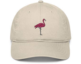 Pink Flamingo Baseball Cap, Tropical bird, Exotic bird baseball cap, Pink Paradise, Caribbean Bird, Beach and resort living, Summer flamingo
