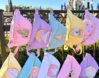 Magic Kingdom Fanny Pack- Disney Fanny Pack- Space Mountain Fanny Pack. Disney Waist Bag. Disney Castle Fanny Pack. Magic Kingdom Logo
