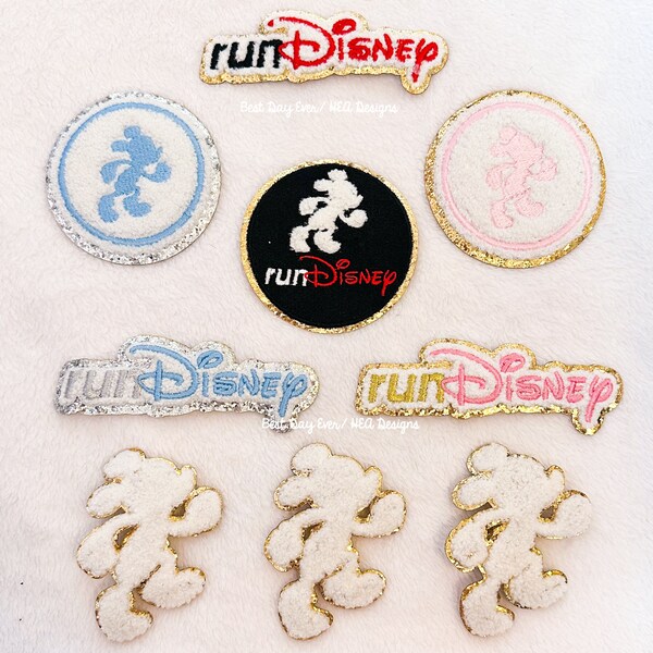 Run Disney Patches- Disney Marathon Patches- Disney Race Patches. Disneyland Half Marathon Patch. Disney Princess Run Patch. Running Mickey