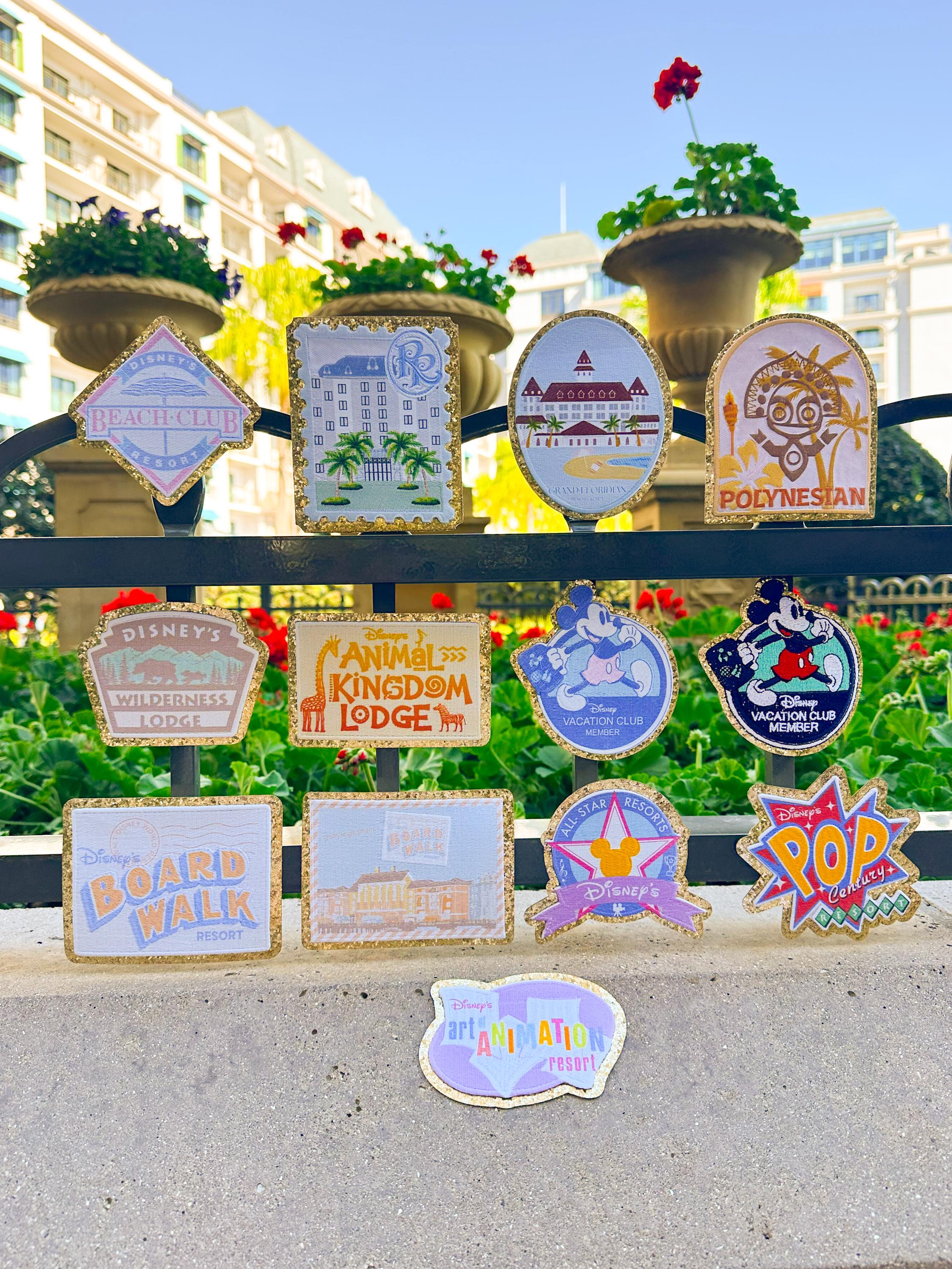Disney Resort Patches. Riviera Patch. Grand Floridian Patch. Pop