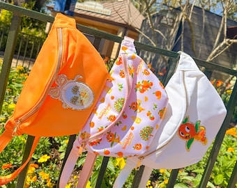 Sac banane oiseau orange-sac banane Epcot-sac banane Disney-sac ceinture oiseau orange-sac banane Epcot-sac banane fleurs et jardin