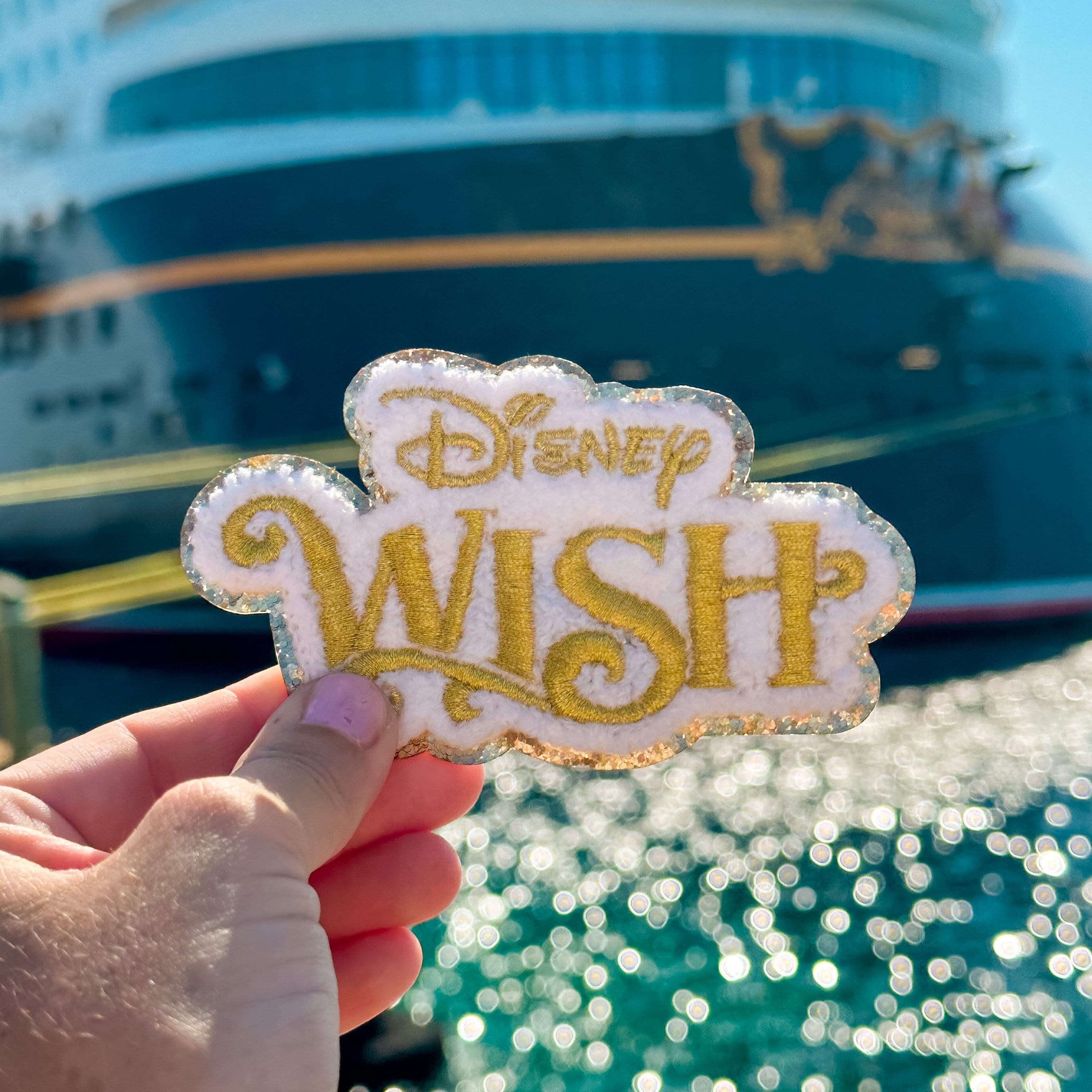 Disney Cruise Patches. Disney Cruise Line Iron on Patches. Disney