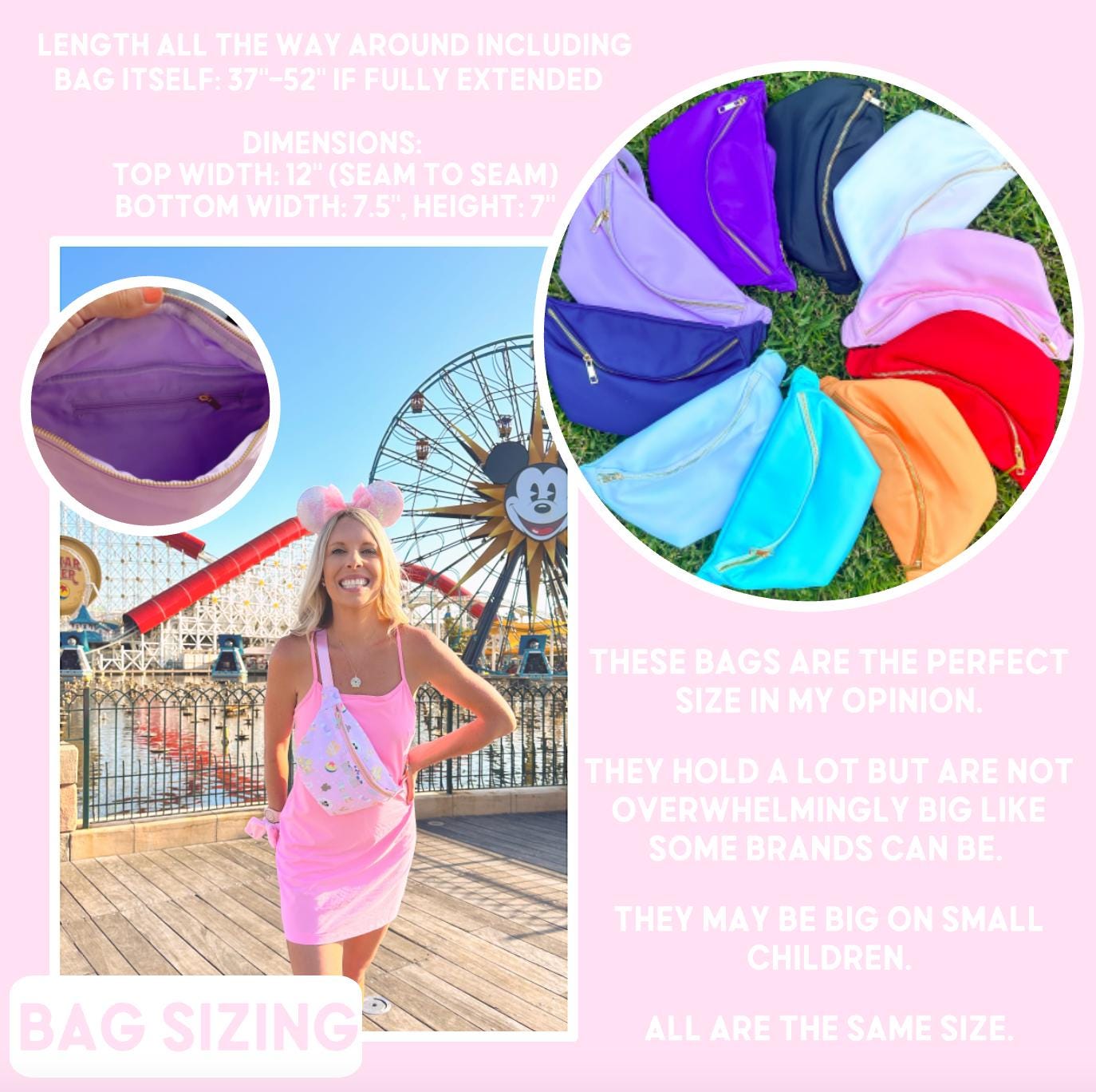 ディズニー キャッスル ファニーパック。ディズニー ワールド