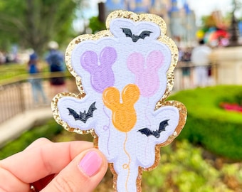 Disney Halloween Patch. Disney Balloon Patch. MNSSHP Bag. Halloween Minnie Patch. Minnie BalloonPatch, Halloween Party Outfit