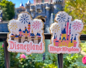 Disney Castle Patches. Disney World Castle Patch. Disneyland Castle Patch. WDW Castle. Cinderella Castle. Sleeping Beauty Castle.