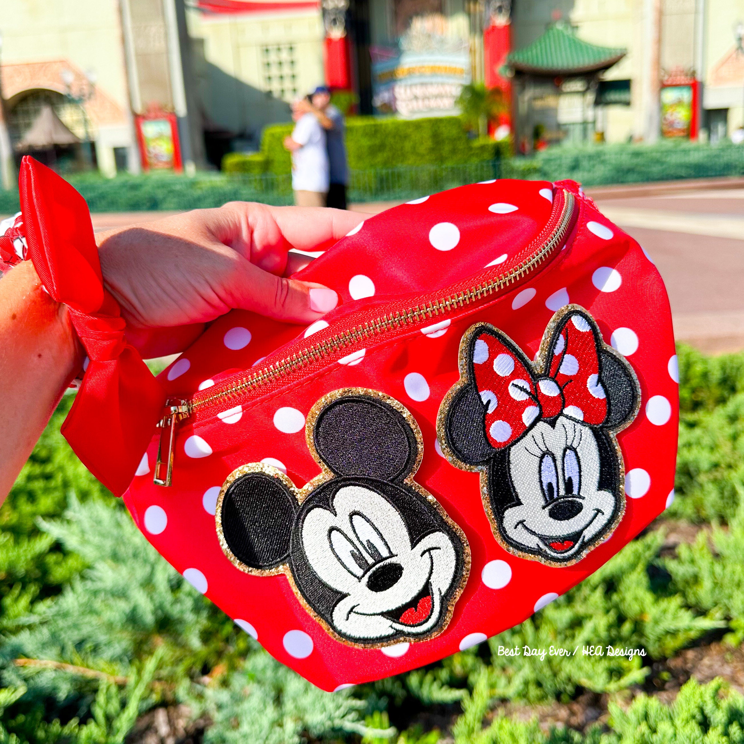 NOW SEWN ON Mickey Fanny Pack. Quality Minnie Fanny Pack. - Etsy