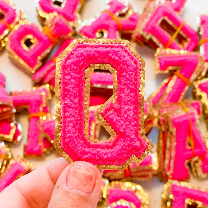 Chenille Letter Patches 2.25 Varsity Letter Patches. Etsy