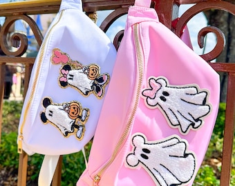 Disney Halloween Fanny. Pink Halloween Bag Halloween Mickey Fanny. Halloween Minnie Fanny. Minnie Ghost Fanny. Ghost Mickey Fanny Pack