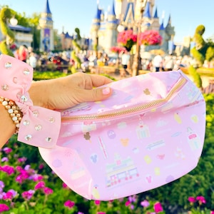 Magic Kingdom Fanny Pack- Disney Fanny Pack- Lands Fanny Pack. Disney Waist Bag. Disney Castle Fanny Pack. Magic Kingdom Bag Fireworks Patch