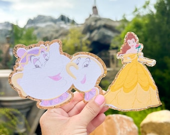 Belle Patch Disney Princess Patch Cinderella Patch Tangled Patch Beauty and the Beast Patch Mrs Potts Patch Chip Disney Patch Princess Patch