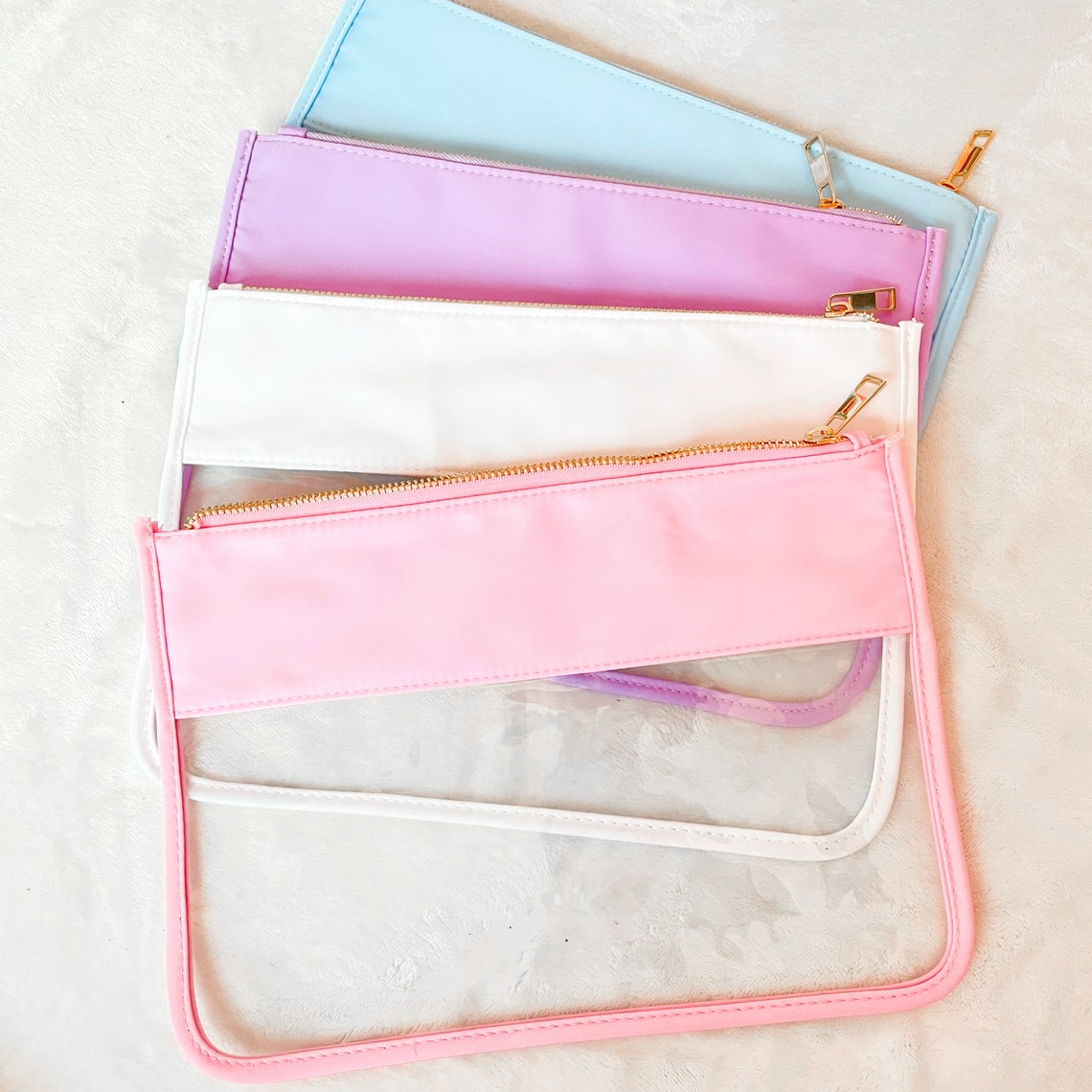 High Quality BLANK Clear Flat Nylon Pouch Clear Zipper Pouch Etsy
