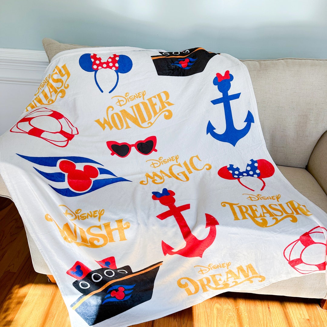 Disney Cruise Blanket. Disney Blanket. Disney Cruise Line Blanket