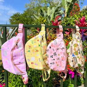Disney Parks Fanny Packs. Disney Printed Fanny Pack Animal Kingdom Fanny Pack Hollywood Studios Fanny Pack. Magic Kingdom Fanny. Epcot Fanny