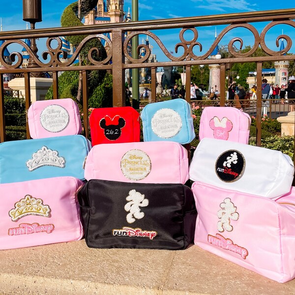 Disney Princess Half Marathon Pouch- Run Disney Nylon Pouch Disney Princess Nylon Pouch Disney Race Bag Disney Travel Bags. Run Disney Patch