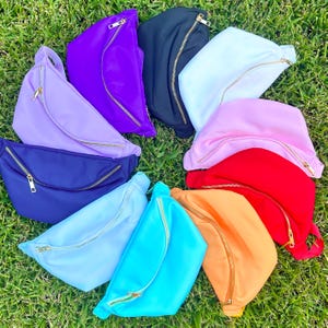 High Quality BLANK Fanny Pack- Jumbo Fanny Pack, Extended Length Fanny Pack Strap. Long Strap Fanny. Nylon Fanny Pack. Disney Fanny Pack