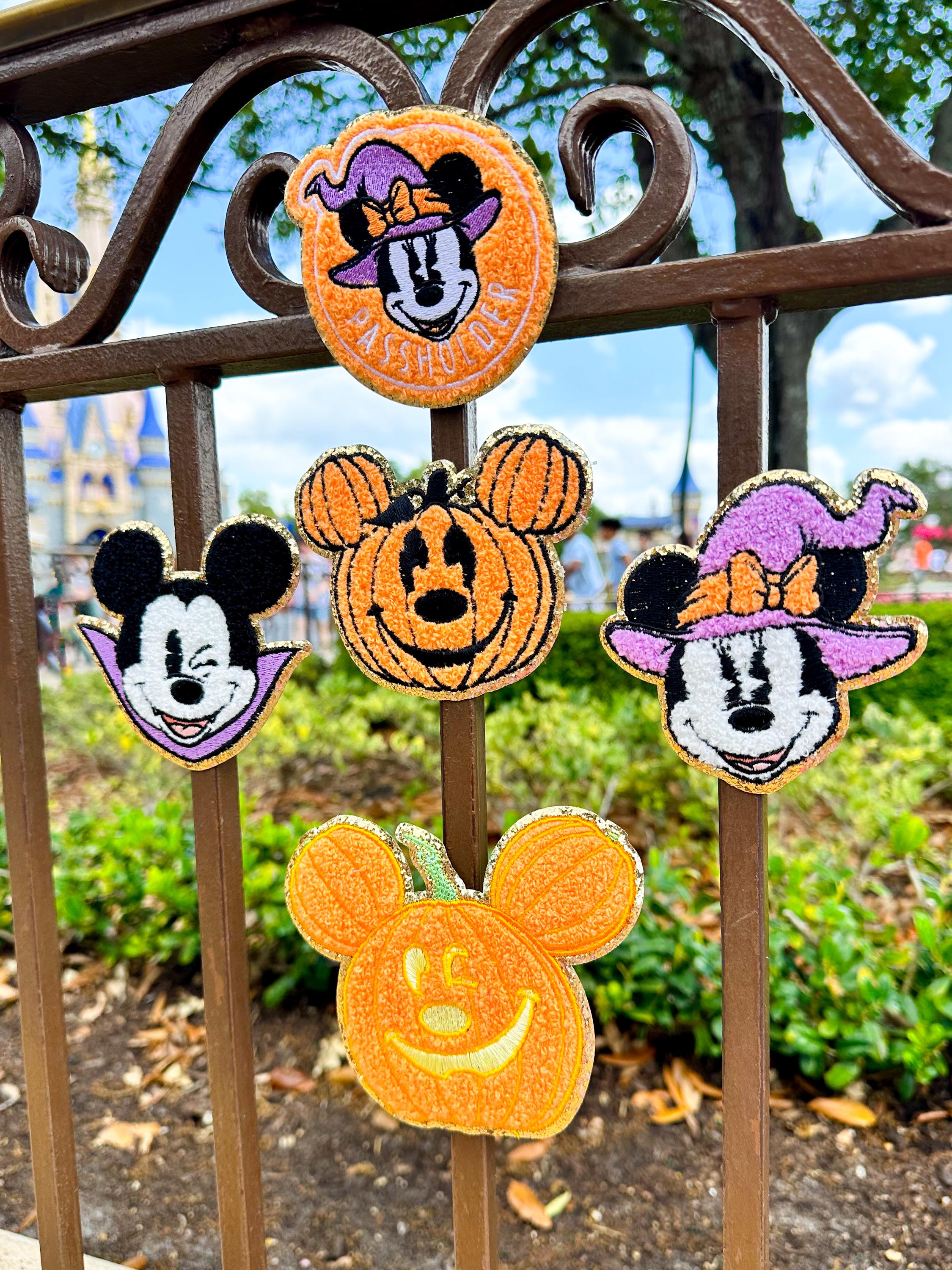 Disney Halloween Patches. Minnie Halloween Patch Mickey Pumpkin Patch. Halloween Mickey Patch. Witch Minnie Patch. Disney Annual Pass Patch