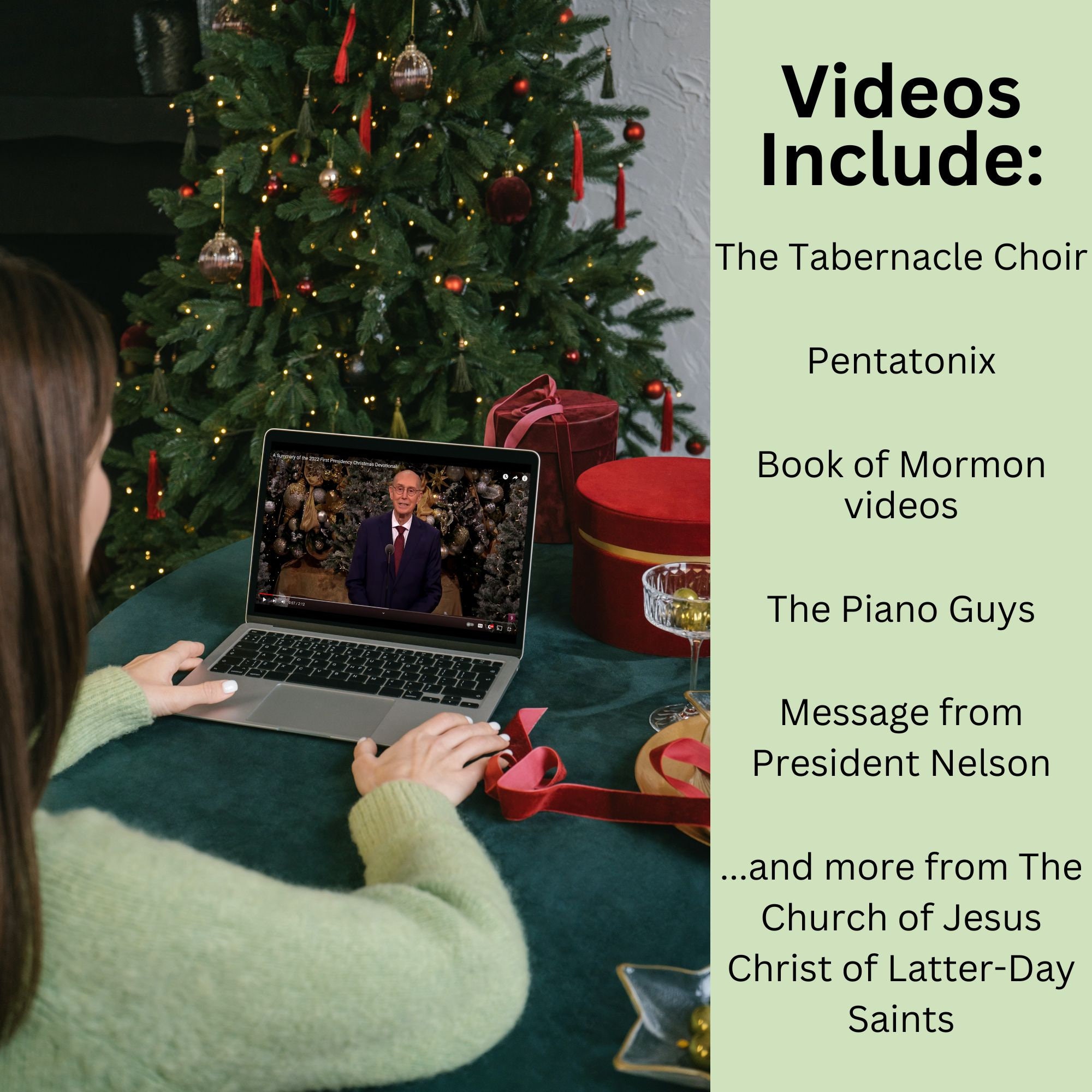 12 Days of Christmas LDS QR Code Video Ministering Gift Secret Santa ...