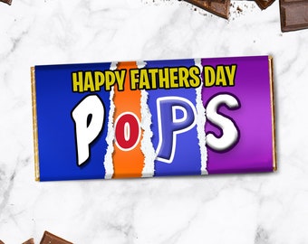 Barra de chocolate POPS para el Día del Padre: un regalo original para papá