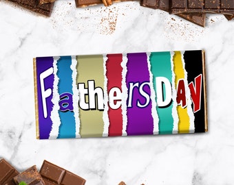 Tableta de chocolate para el Día del Padre / Regalo original para papá