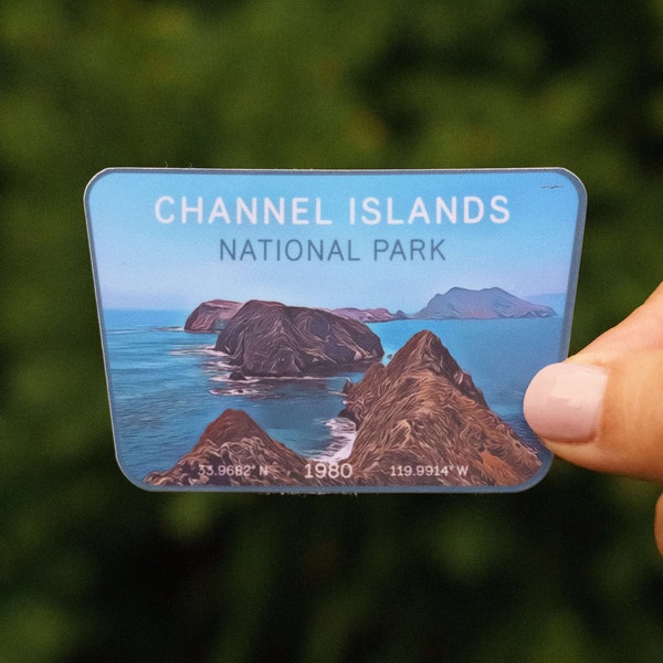 Channel Islands National Park・3" Waterproof Sticker・Laptop Sticker・Hydroflask Sticker・NPS Sticker・Souvenir・Outdoor Enthusiast・Car Decal