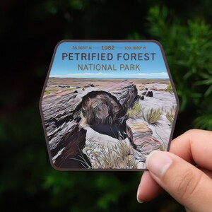 Petrified Forest National Park・3" Waterproof Sticker・Laptop Sticker・Hydroflask Sticker・NPS Sticker・Souvenir・Outdoor Enthusiast・Car Decal