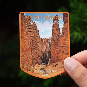 Bryce Canyon National Park・3&quot; Waterproof Sticker・Laptop Sticker・Hydroflask Sticker・NPS Sticker・Souvenir・Outdoor Enthusiast・Car Decal・Hiking