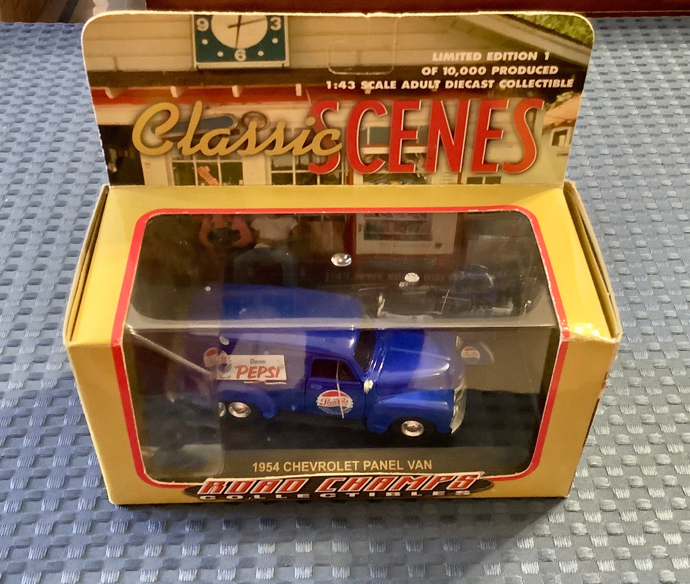 Pepsi 1954 Chevy Panel Van Diecast, Road Champs 1:43 Scale - Etsy