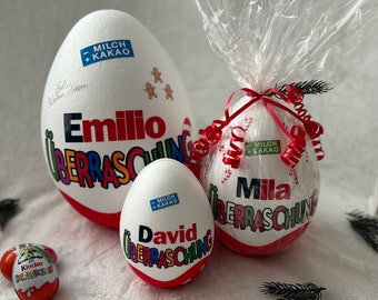 21 cm XXL personalized surprise egg Easter gift birthday gift Ü-egg gift idea customizable
