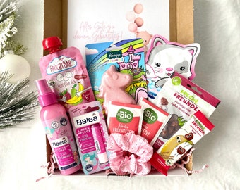 Girls' gift box for birthday, Easter gift for girls, little girls gift gift set pink Happy Birthday, Beauty, Wellness Pink