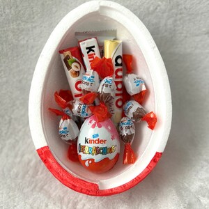 15 cm XXL surprise egg personalized gift for birth children birthday Easter gift filled chocolate Ü-egg Easter wedding image 7