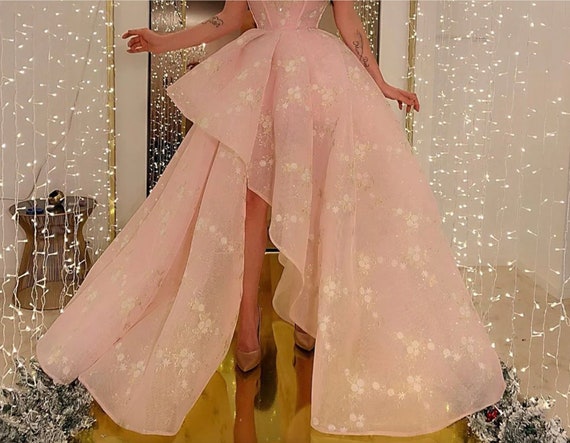 Asymmetrical ball gown clearance skirt
