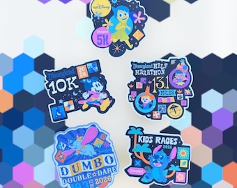 2026 Inspired RunDisney Disneyland Half Marathon Weekend Stickers