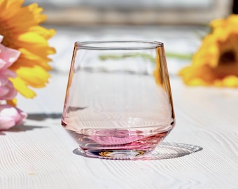 Flora Handblown Crystal Cocktail Glass Set