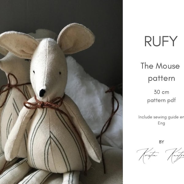 Rufi the house mouse pattern