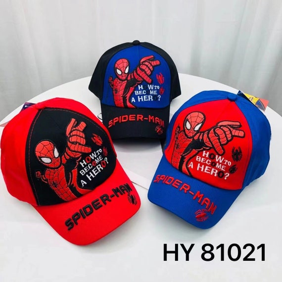 Spider-Man 3D Symbol Black 39Thirty Baseball Cap